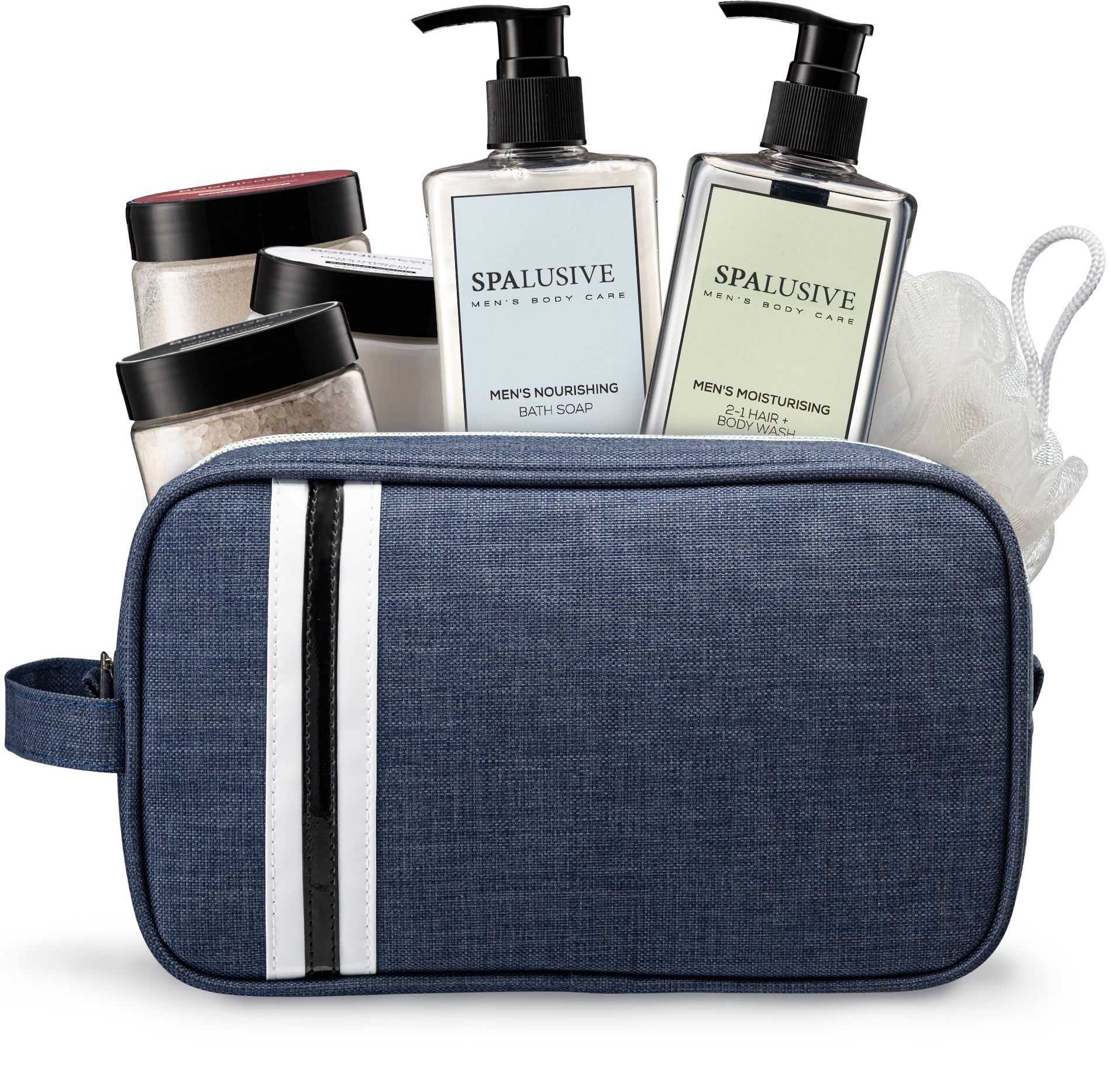 SpaLusive Luxury Spa Gift Set for Men - Natural Men’s Body Care Bath Essentials | Walmart (US)