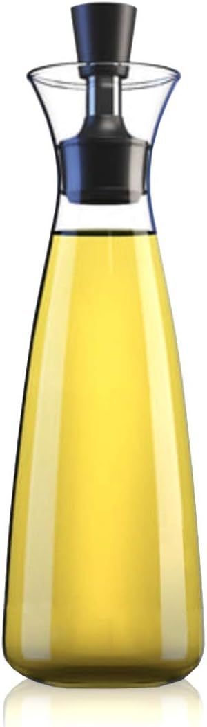 No Funnel Needed Olive Oil & Vinegar Dispenser Glass Cruet Bottle for Kitchen | Airtight Silicone... | Amazon (US)