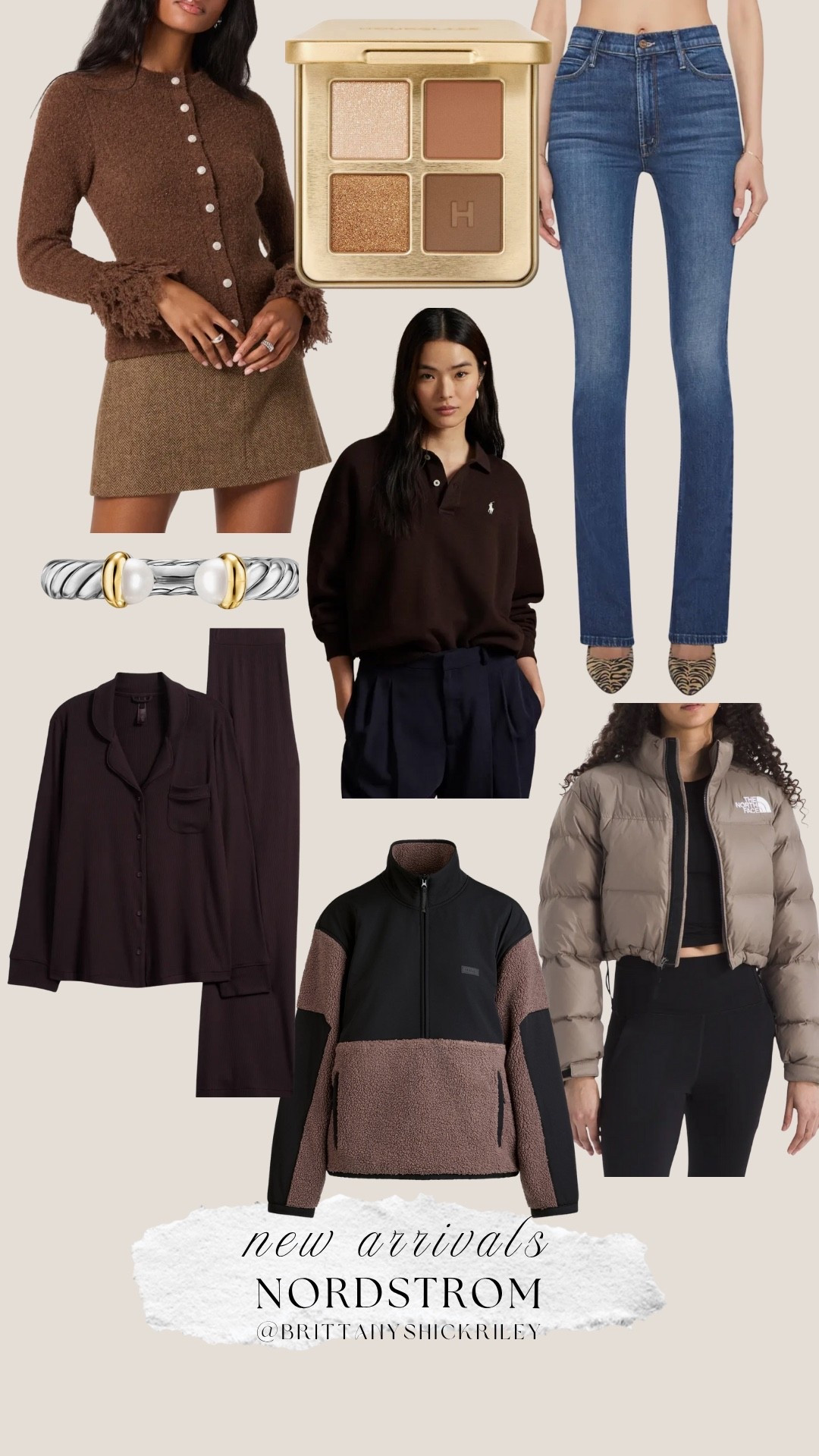 New Arrivals at Nordstrom. I am loving the button down sweater for Thanksgiving and will be stocking up on my favorite skims ribbed pjs! 

David Yurman Pearl Ring skims ribbed pajamas north face coat women’s mother high waisted flare leg denim Ralph Lauren polo long sleeve top skims pullover winter gift ideas for her 

#LTKootd #LTKGiftGuide #LTKStyleTip