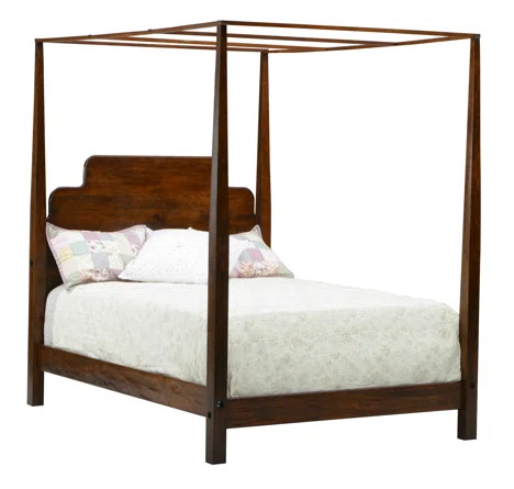 MacKenzie-Dow English Pub Stair-Step Pencil Queen Canopy Bed | Perigold | Wayfair North America