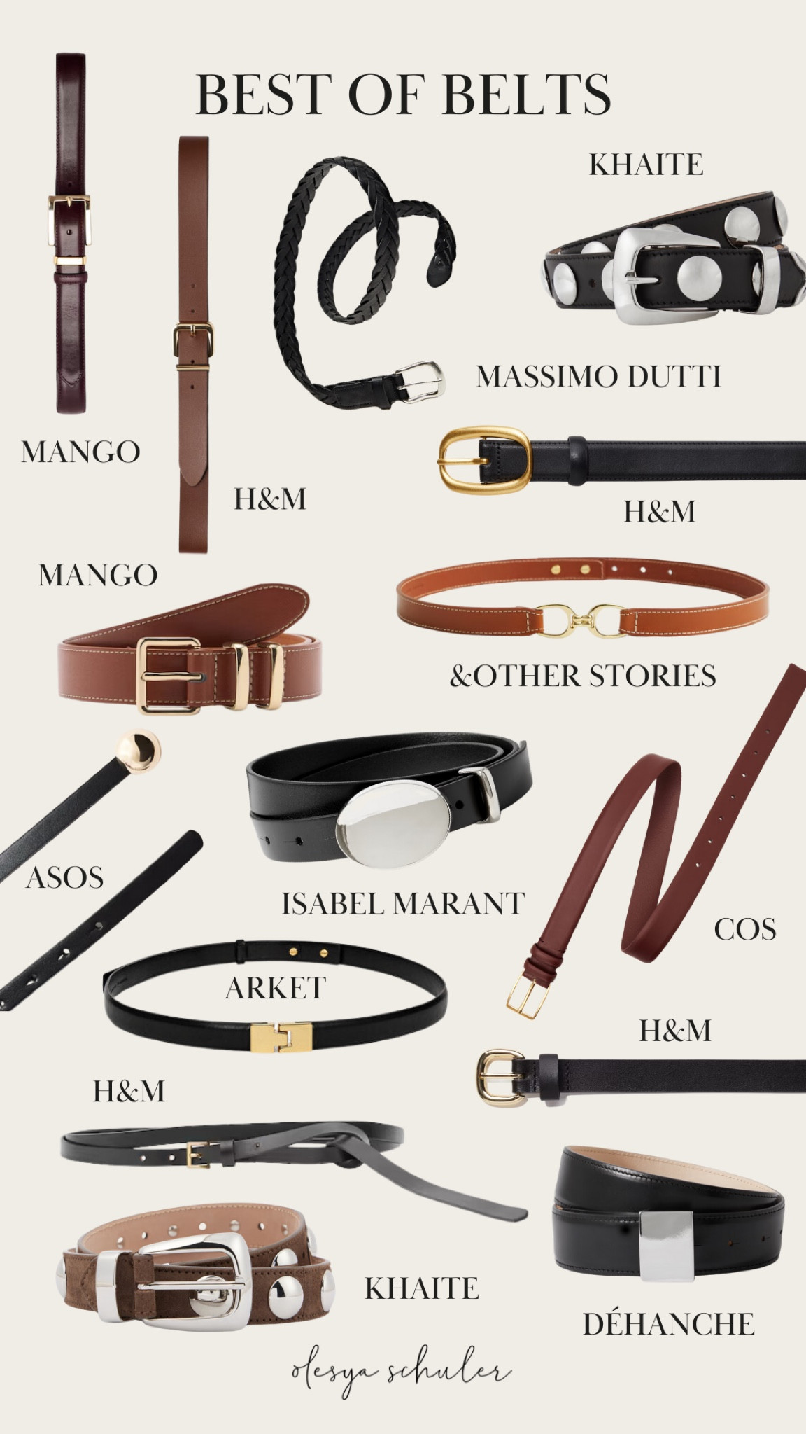 Best of belts 

#LTKautumn #LTKeurope #LTKdeutschland