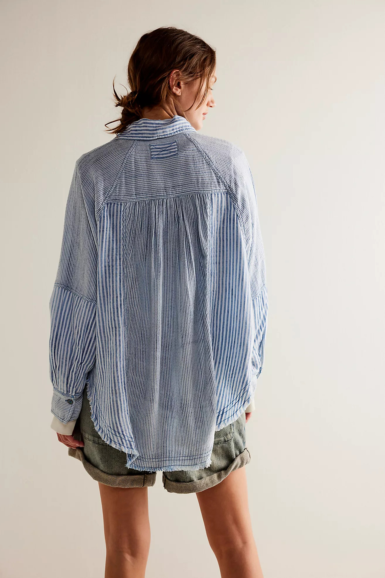 We The Free Indigo Skies Stripe Shirt | Free People (Global - UK&FR Excluded)