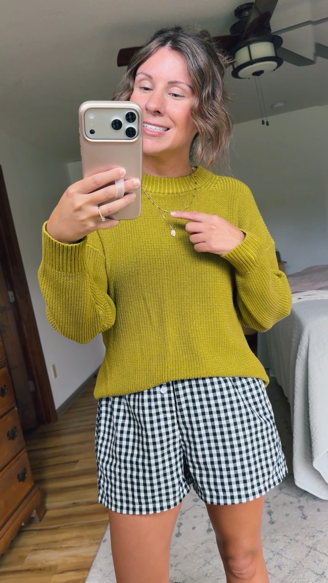 small petite in my sweater (100% cotton!) and xs in my boxer shorts (o removed the tag with a seam ripper). My birk sandals are size 36💚

#LTKPetite #LTKSeasonal #LTKgrwm