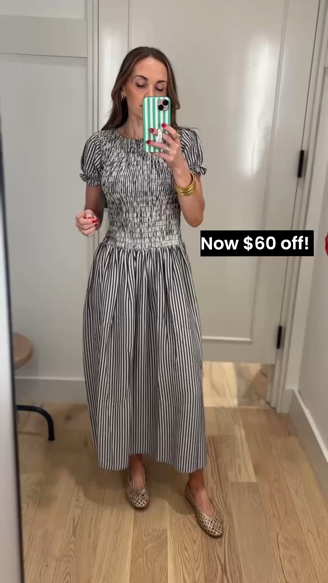 @Anthropologie smocked dress comes in 4 colors and is now $60 off! Get your true size

#LTKSaleAlert