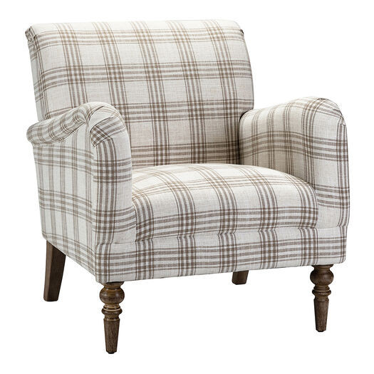 Veda Plaid Upholstered Chair by World Market | World Market