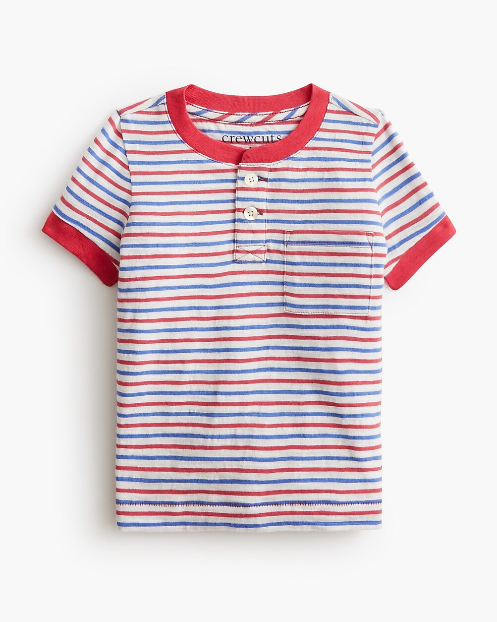 Baby & toddler boys' striped henley tee | J.Crew Factory