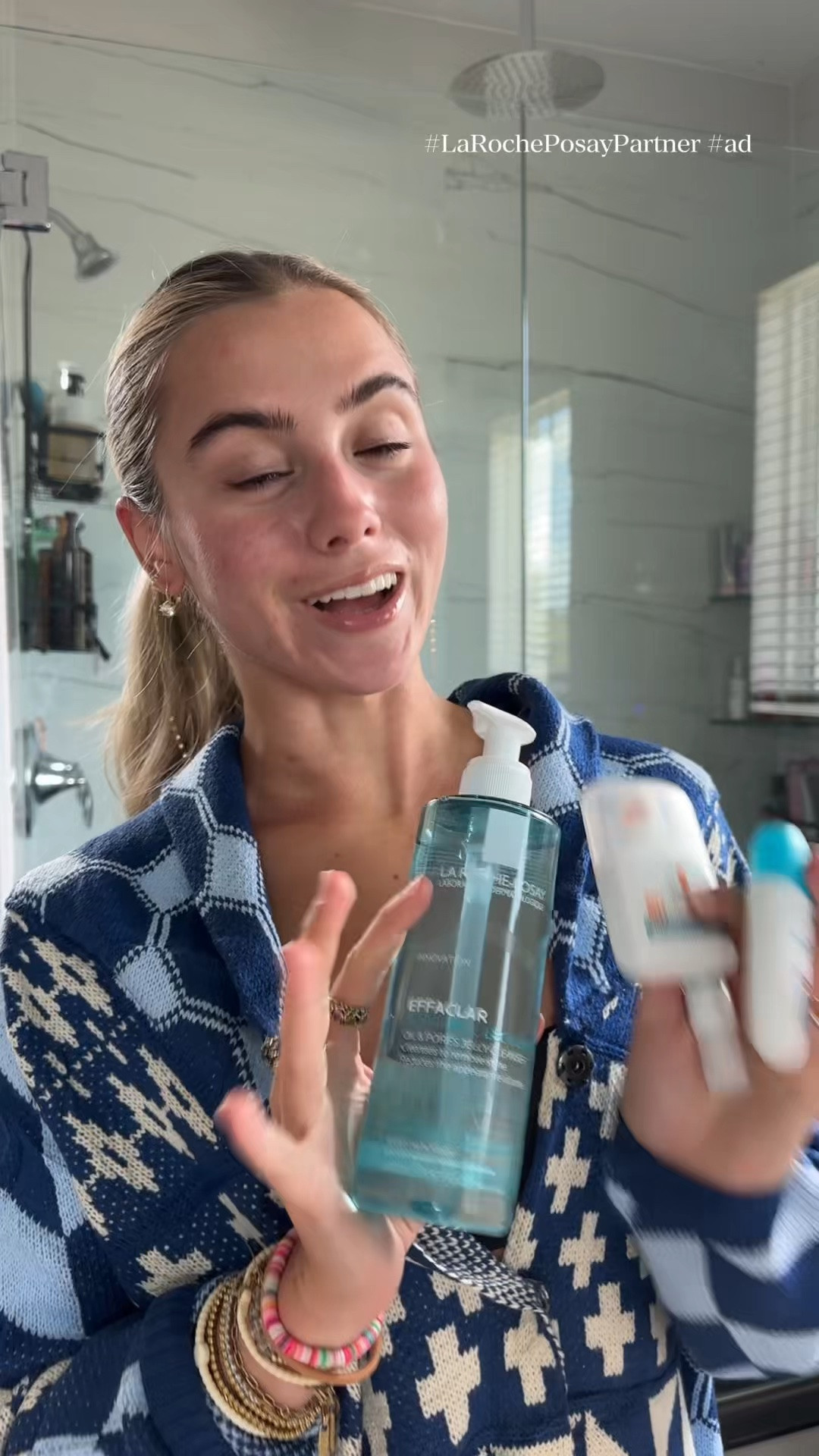 #ad #LaRochePosayPartner I will always vouch for affordable skincare when it performs like @LaRochePosayUSA the newest affordable @Target  skincare lineup. keep your skincare to the basics like a cleanser, moisturizer, spot treatment, and SPF. no need to spend $100+ on a simple cleanser FYI! A huge part of my acne journey was striping back my routine and staying consistent.  #LaRochePosayUSA #TargetPartner #target

Step one, a cleanser. Effaclar Supramolecular Oil and Pores Jelly Cleanser. Cleanses to remove shine and reduces the appearance of pores. Its refreshing jelly texture transforms into a rich foam on skin to cleanse thoroughly without drying. Cleanses to remove shine. Reduces the appearance of pores. Step two, a moisturizer. Effaclar Supramolecular Oil and Pores Correct. For oily and combination skin prone to excess shine and visible pores. Absorbs to help control the appearance of excess shine for 24 hours. Visibly improves pore concerns even in heat, pollution and humidity. And for the spot treatment, La Roche-Posay Effaclar BPO Multi-Target Acne Treatment with 5.5% Micronized Benzoyl Peroxide. It targets four types of acne whiteheads, blackheads, acne blemishes + acne pimples. Non-drying, free of pore-clogging oils formula is absorbed easily. Helps prevent future acne breakouts. The finishing touch is the Anthelios UV Air Daily Supercharged Serum Sunscreen SPF 50 provides multi-benefit UV protection in a weightless light as air texture

#LTKgrwm #LTKselfcare #LTKBeauty