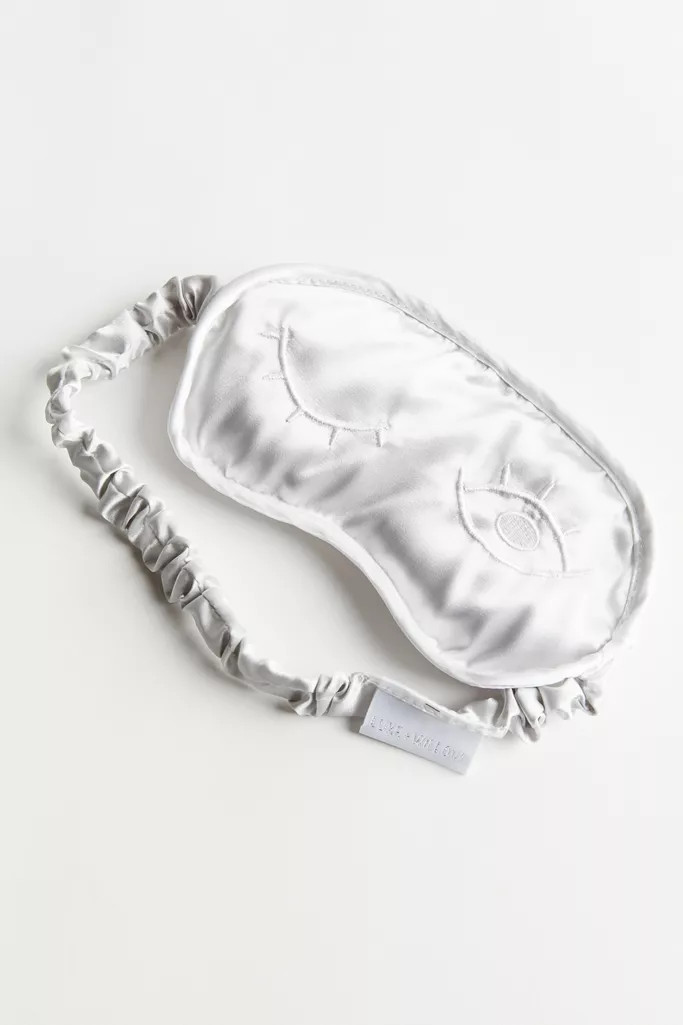 Luxe + Willow Microwavable Satin Eye Mask | Urban Outfitters (US and RoW)