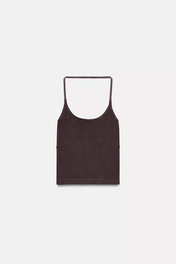NAHTLOSES NECKHOLDER-TOP | Zara US