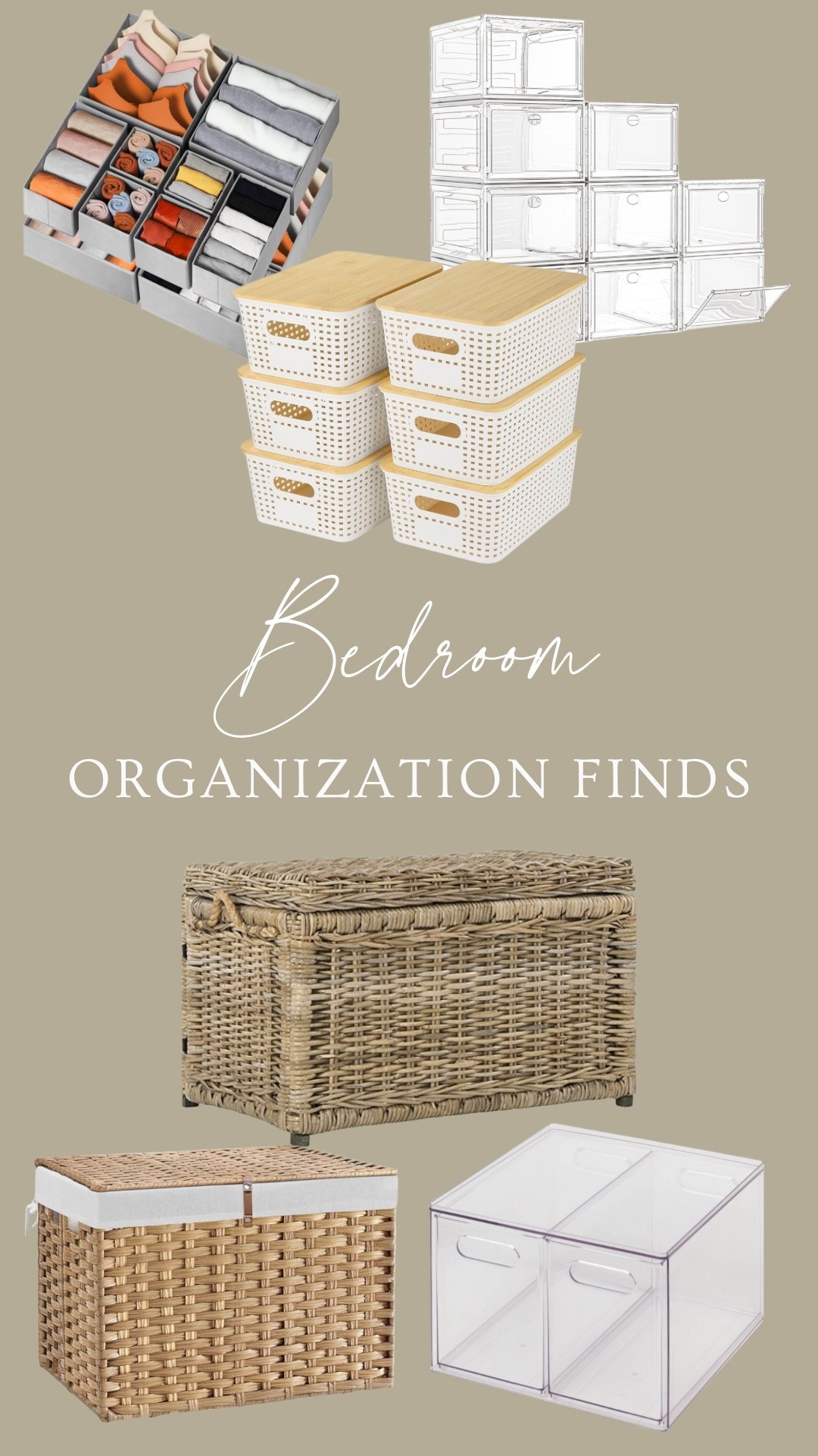 Simple ways to keep your bedroom organized during a busy season🧺

#LTKHome