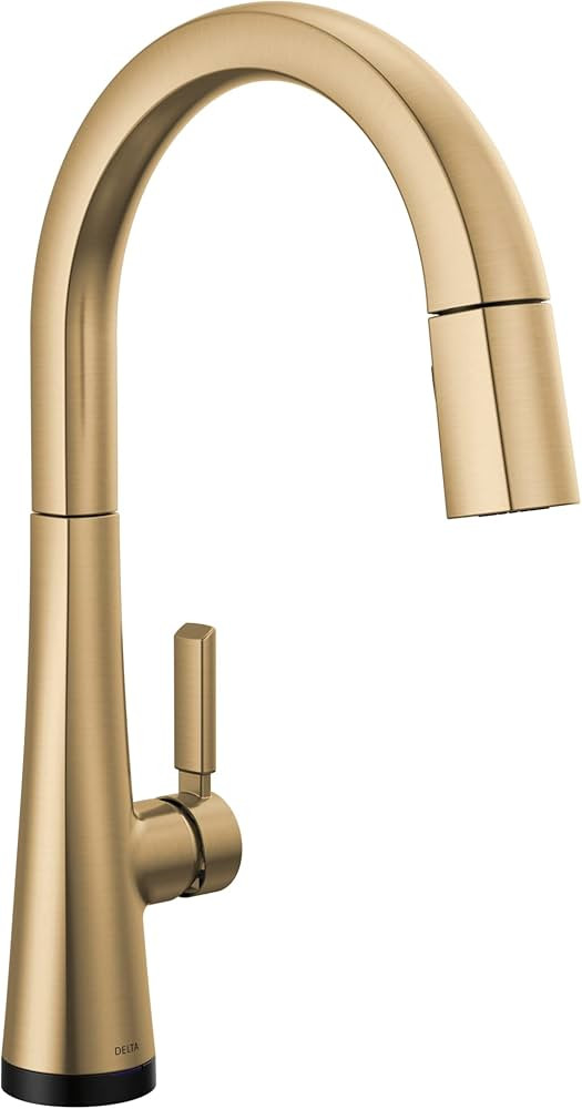 Delta Faucet Monrovia Gold Kitchen Faucet Touch, Touch Kitchen Faucets with Pull Down Sprayer, Ki... | Amazon (US)