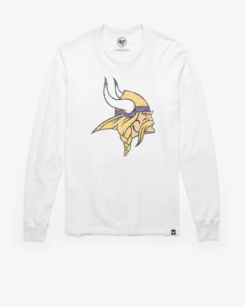 MINNESOTA VIKINGS PREMIER '47 FRANKLIN LONG SLEEVE TEE | '47Brand