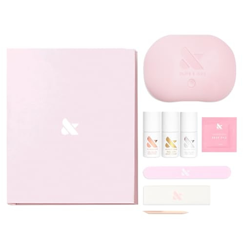 Olive & June Gel Starter Kit | Includes Nail Tools, Peel-Off & Gel Base Coats, Top Coat, & LED Lamp | Easy At-Home Manicure Kit | 15-Free, Vegan, Cruelty-Free | Amazon (US)