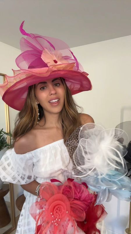 Kentucky derby hats- affordable derby hats under $26 

I also linked my white ruffle dress (size small)

Kentucky derby outfits | derby hats | derby party outfit 

#LTKstyletip #LTKparties #LTKfindsunder50