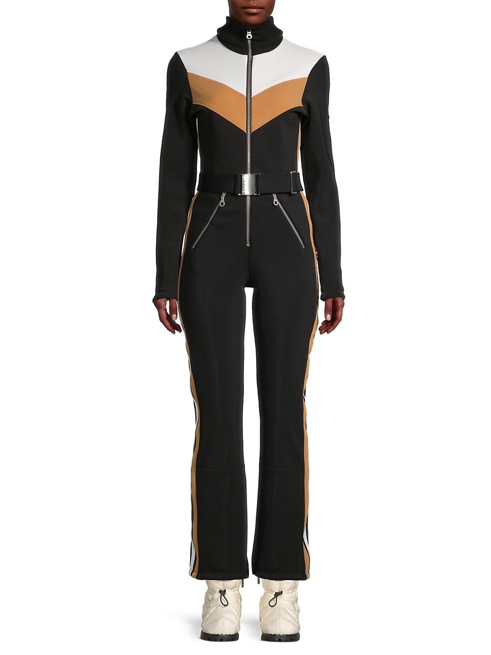 Cordova Avorias Belted Colorblocked Ski Suit | Saks Fifth Avenue