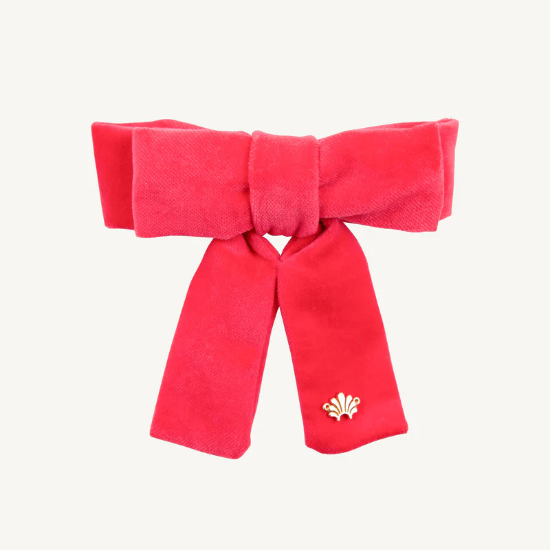 T.B.B.C. x Lele Sadoughi Antoinette Barette (Kids) - Richmond Red Velv | The Beaufort Bonnet Company