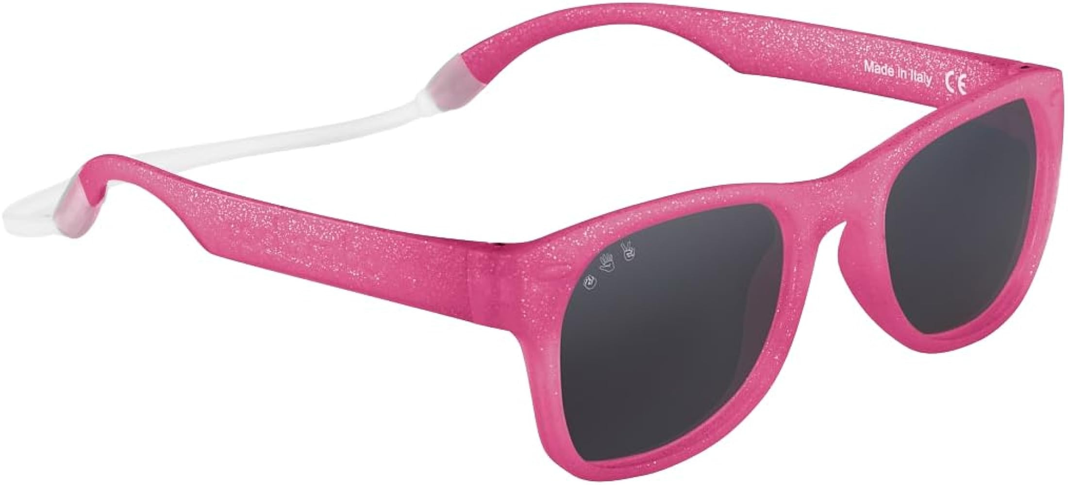 ROSHAMBO Unbreakable Square Sunglasses - Italian Made Polarized - BPA Free with Strap + Accessori... | Amazon (US)