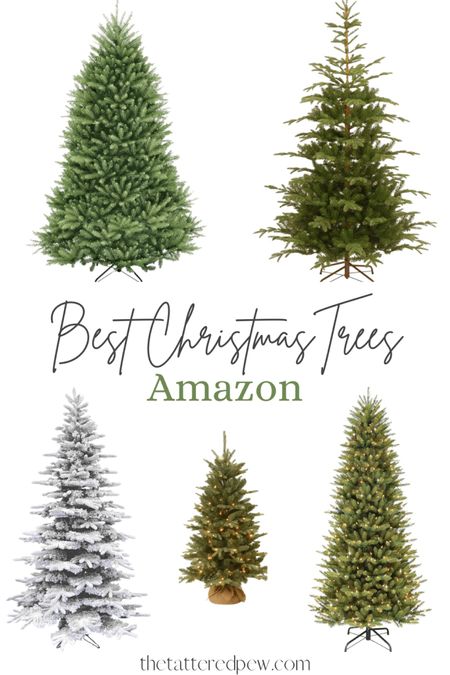 The best Christmas trees from Amazon! Variety of price points, sizes and shapes. Flocked and natural trees, lit and un-lit Christmas trees. Tabletop tree too!

#LTKSeasonal #LTKhome #LTKHoliday