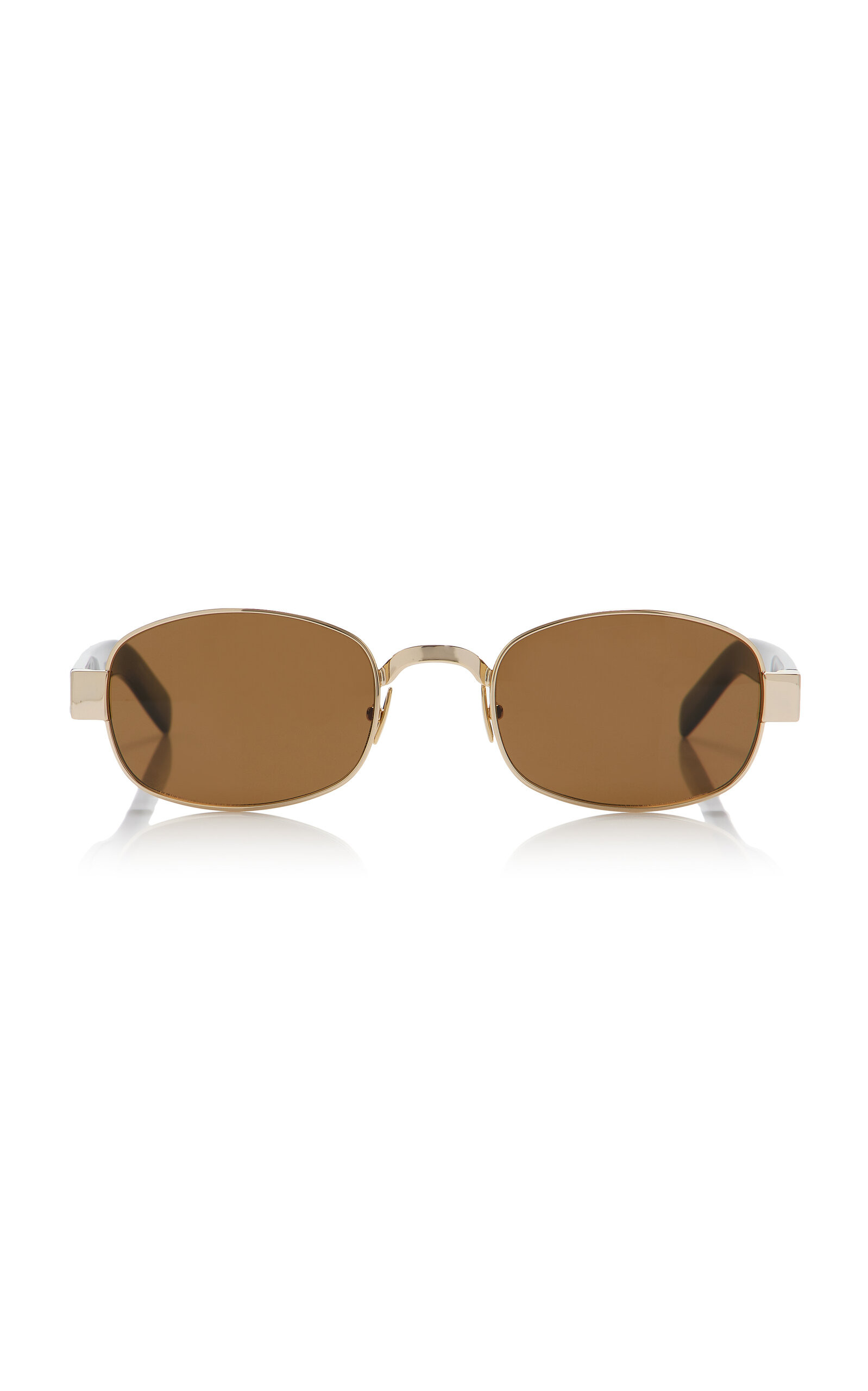 Saint Laurent Round-Frame Metal Sunglasses - Moda Operandi | Moda Operandi (Global)