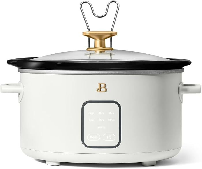 Beautiful 4-Quart Programmable Slow Cooker with Touch-Activated Display, Digital Timer, Keep-Warm... | Amazon (US)