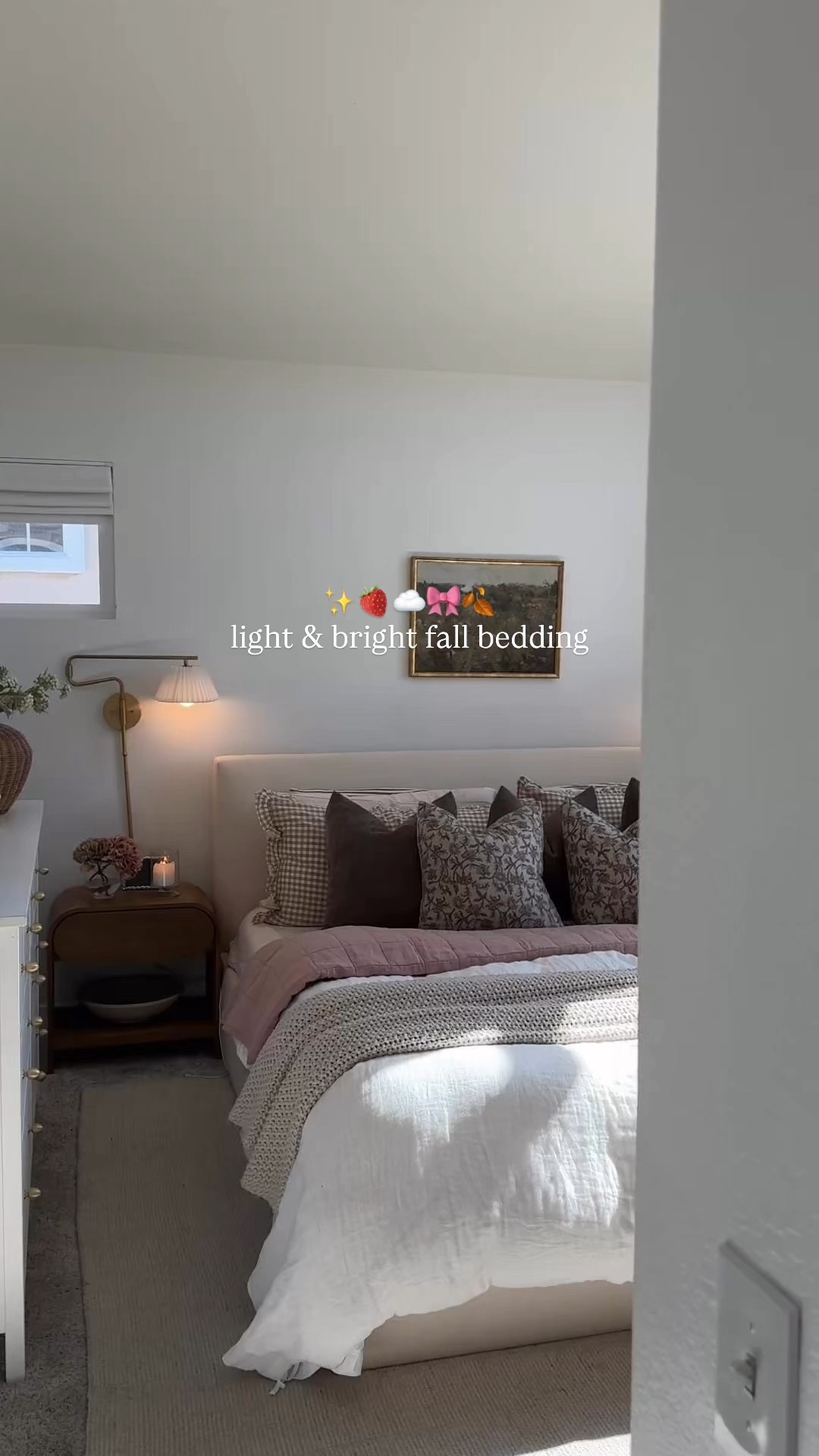 Fall bedding, fall refresh, bedding refresh, primary bedroom, pink bedding, pink decor 

#LTKHome #LTKFindsUnder50 #LTKStyleTip