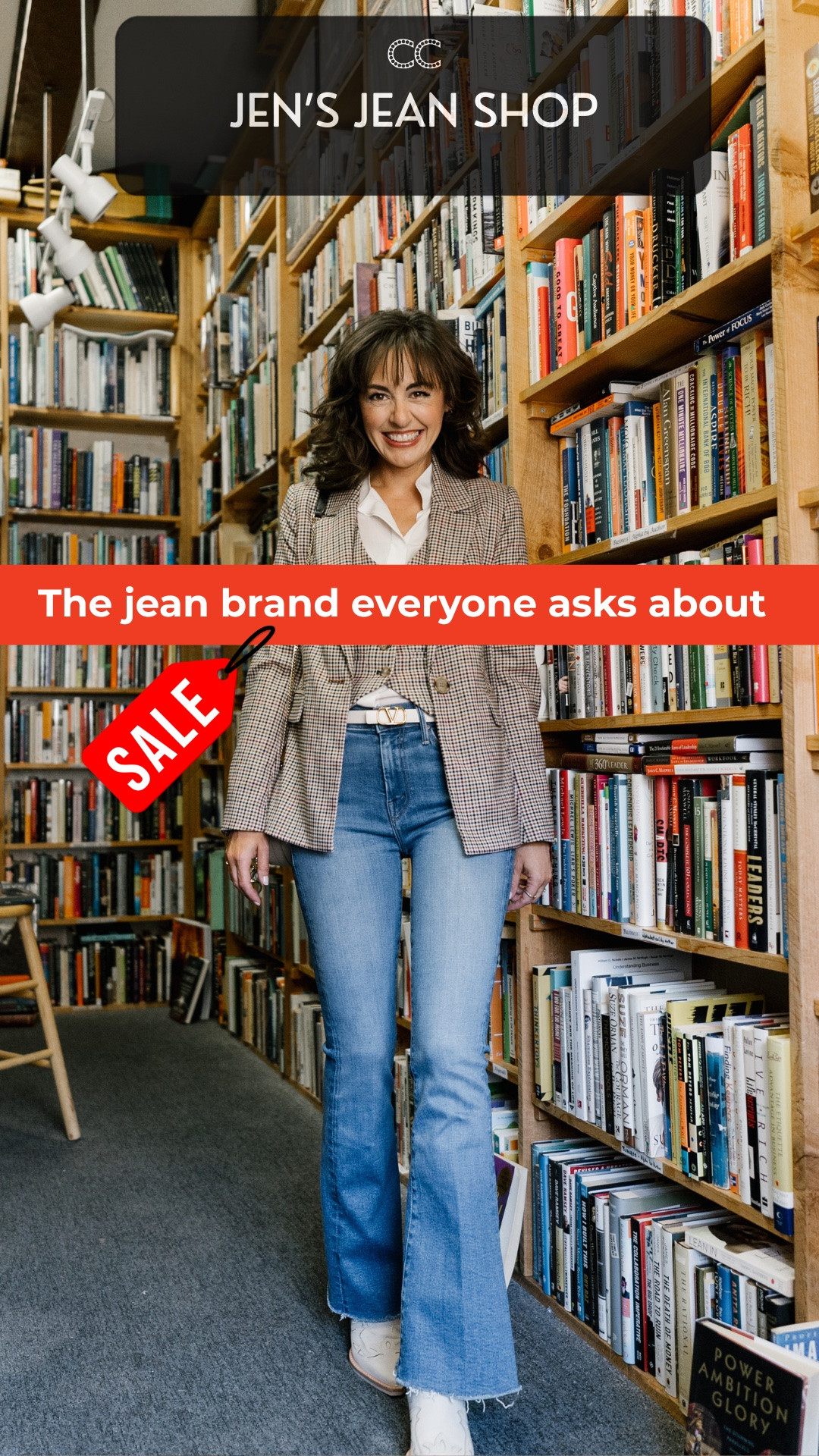 This is the brand everyone keeps asking us about. Mother rarely goes on sale, and this is the first time I've seen the boot cut in petite included. Shop the items in this video linked below, plus my full Anniversary Sale Catalog, which includes a jean capsule, at closetchoreography.com.
