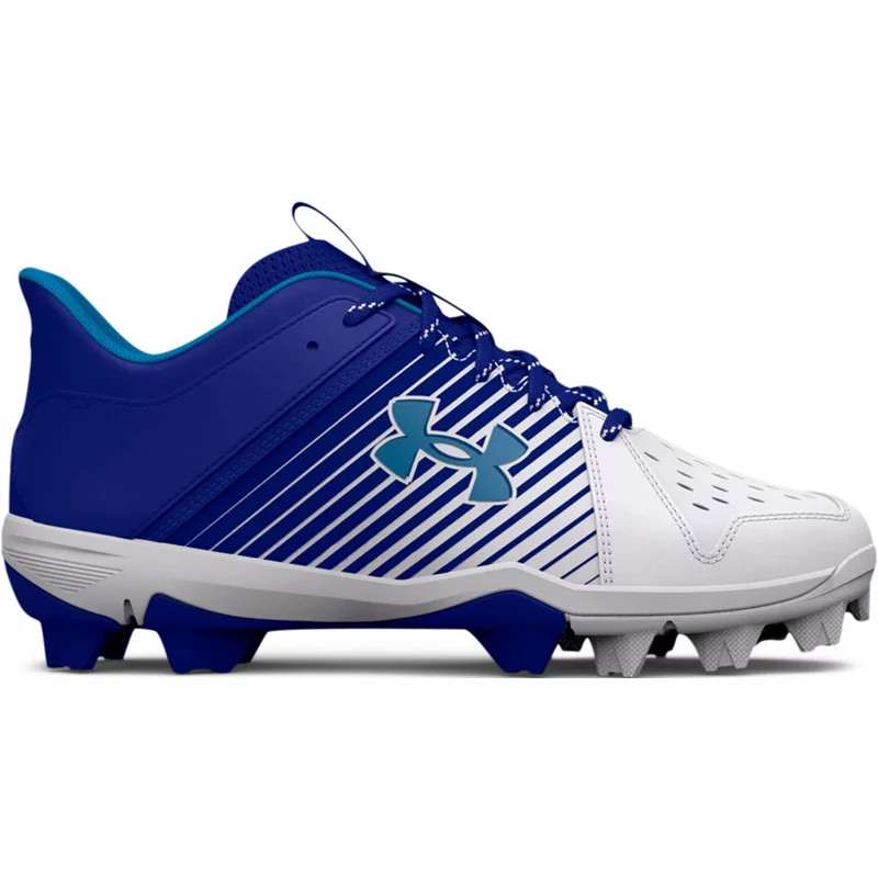 Under Armour Boys' Leadoff Low RM Jr. Baseball Cleats Blue/White, 1 - Youth Baseball at Academy Sports | Academy Sports + Outdoors