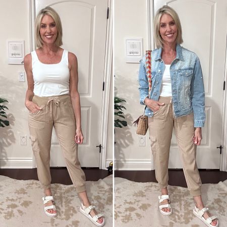 Amazon joggers in super lightweight fabric for summer. Great alternative to shorts! Comes in 9 colors and fits true to size. 

Summer pants, Amazon fashion, lightweight pants, over 40

#LTKOver40 #LTKStyleTip #LTKFindsUnder50
