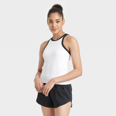 Women's High Neck Racerback Tank Top - All In Motion™ | Target