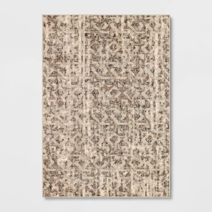 Eliot Geo Area Rug Gray - Threshold™ | Target