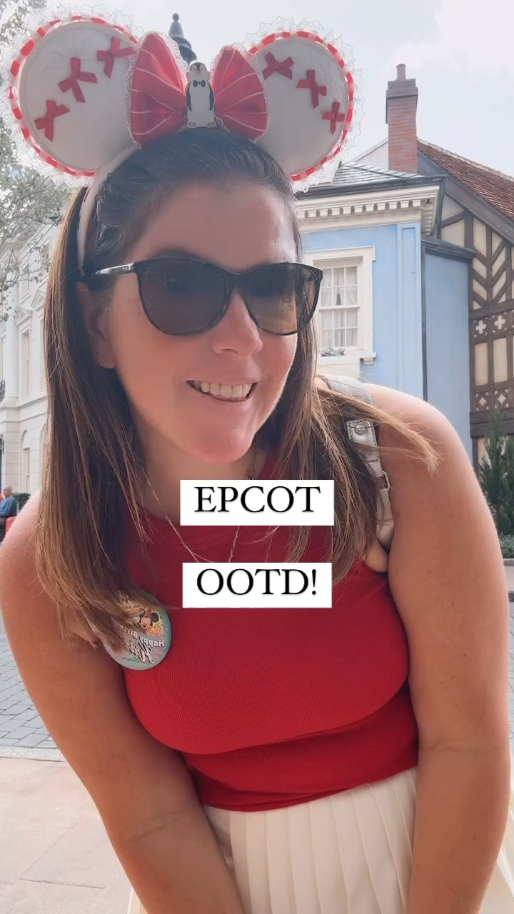 The cutest look for a day at Epcot! The tank and the skort are both on sale, the both come in several color options and they also run TTS! 

#LTKTravel #LTKFindsUnder50 #LTKVideo