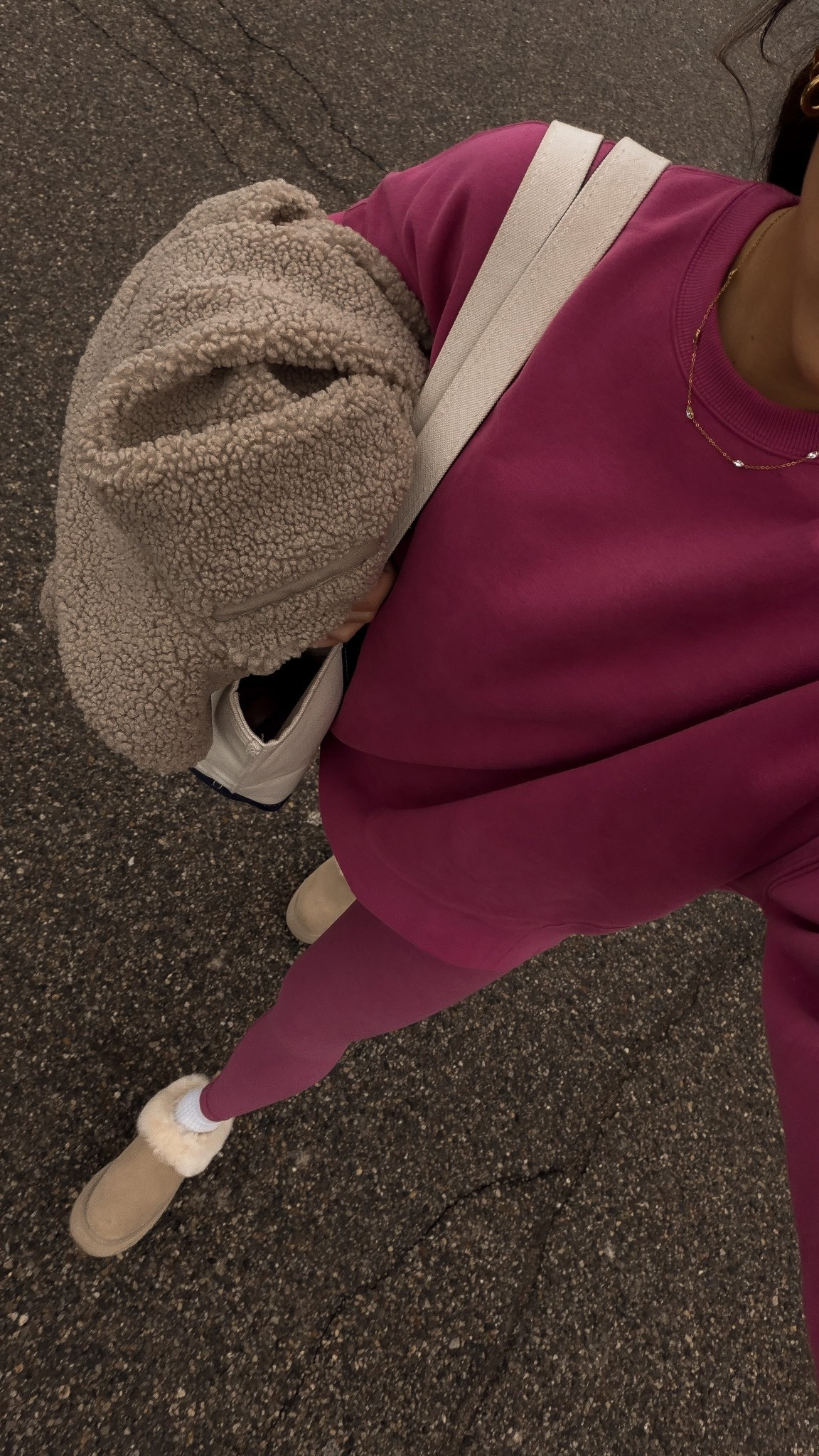 Gym fit this morning - love this mauve color! 

#LTKfitnessgoals #LTKActive #LTKootd