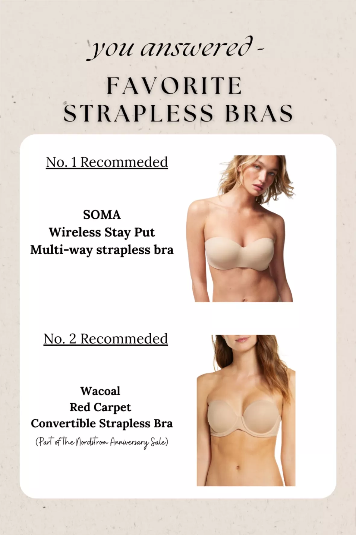Red Carpet Convertible Strapless … curated on LTK
