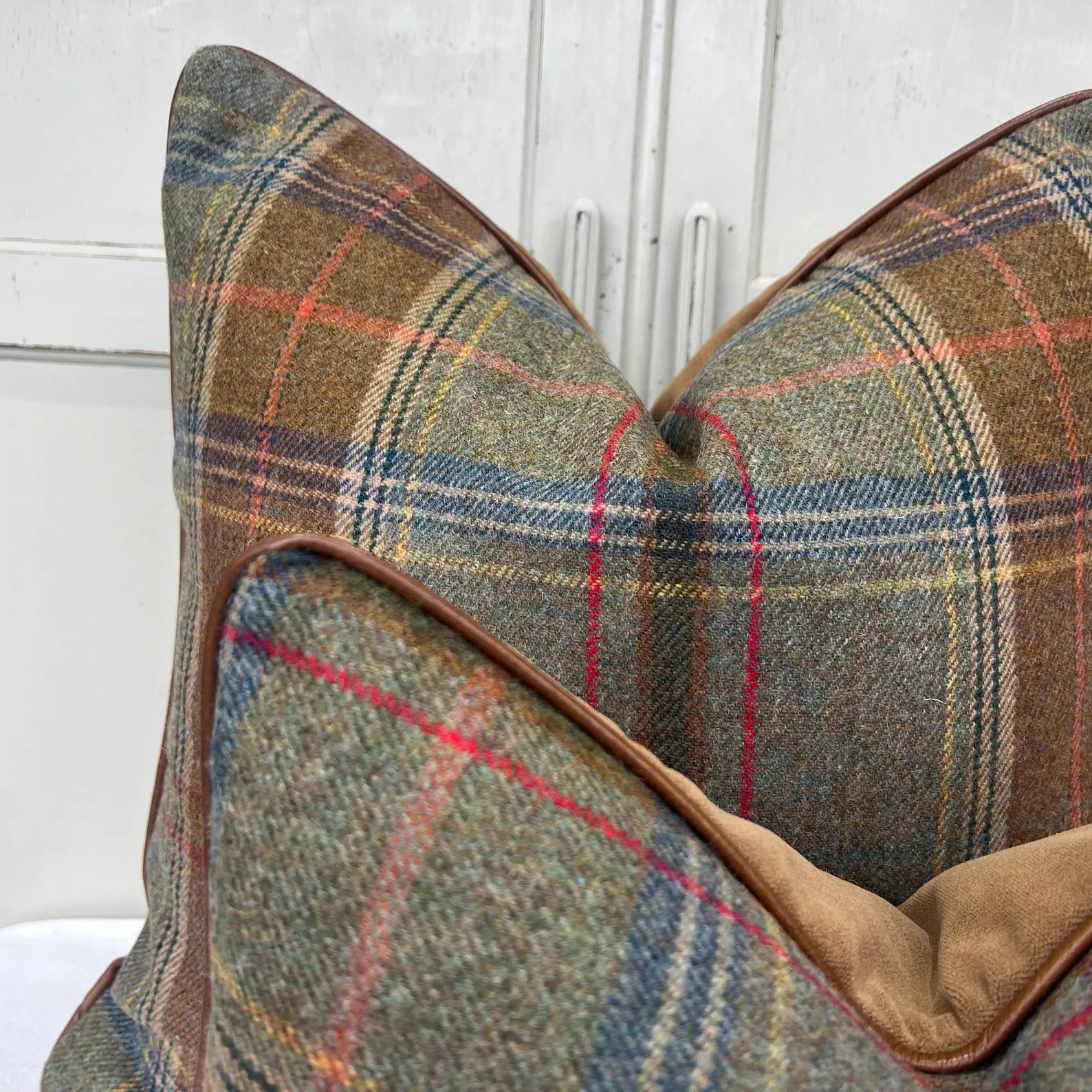 Lee Jofa Mulberry Luxury Designer Shetland Plaid Decorative Cushion Pillow Sofa Cover - Etsy | Etsy (Global)