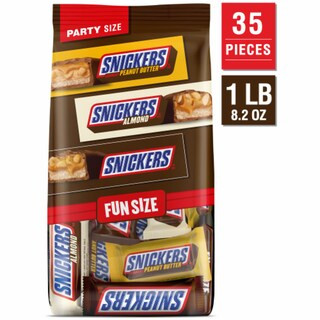 Snickers Fun Size Halloween Chocolate Bar Party Size Bag | Kroger