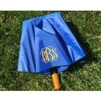 Monogrammed Umbrella  Custom Umbrella  Personalized umbrella  Monogram umbrellas  Red, Navy, or Royal Blue | Etsy (US)
