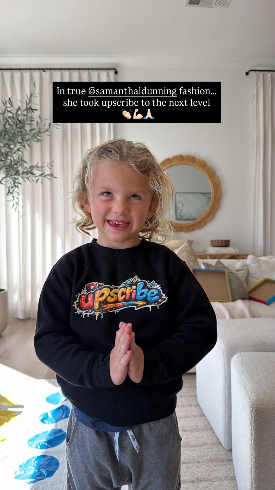 In true @samanthaldunning fashion…..
she took upscribe to the next level
 👏🏻💪🏻🙏🏻