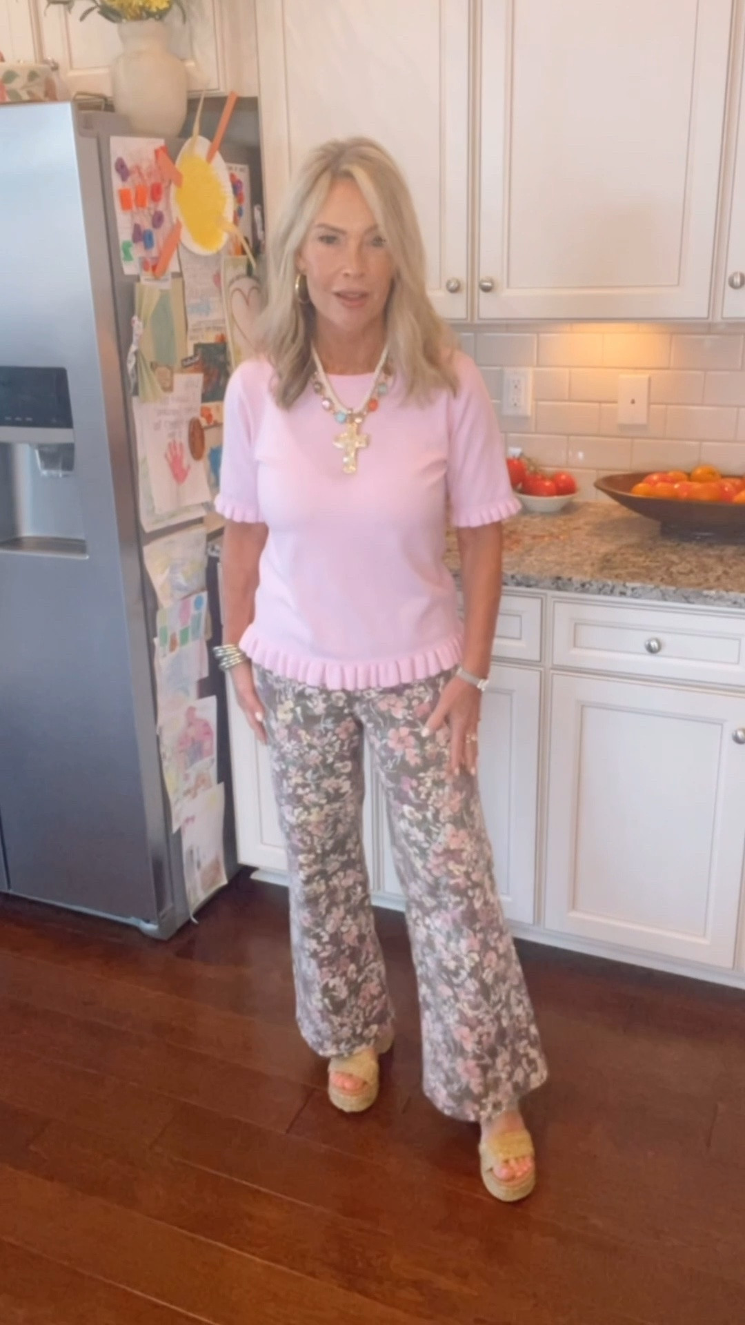 The prettiest pink knit summer top and check out my floral pants. 🌺

#LTKdayinmylife #LTKgrwm