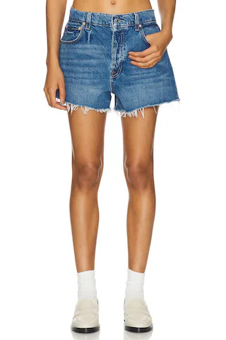 GRLFRND Charlie Low Rise Baggy Cut Off Short in Sweetwater from Revolve.com | Revolve Clothing (Global)