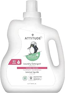 ATTITUDE Laundry Detergent for Baby Apparel, Plant and Mineral-Based Formula, He, Vegan and Cruel... | Amazon (US)