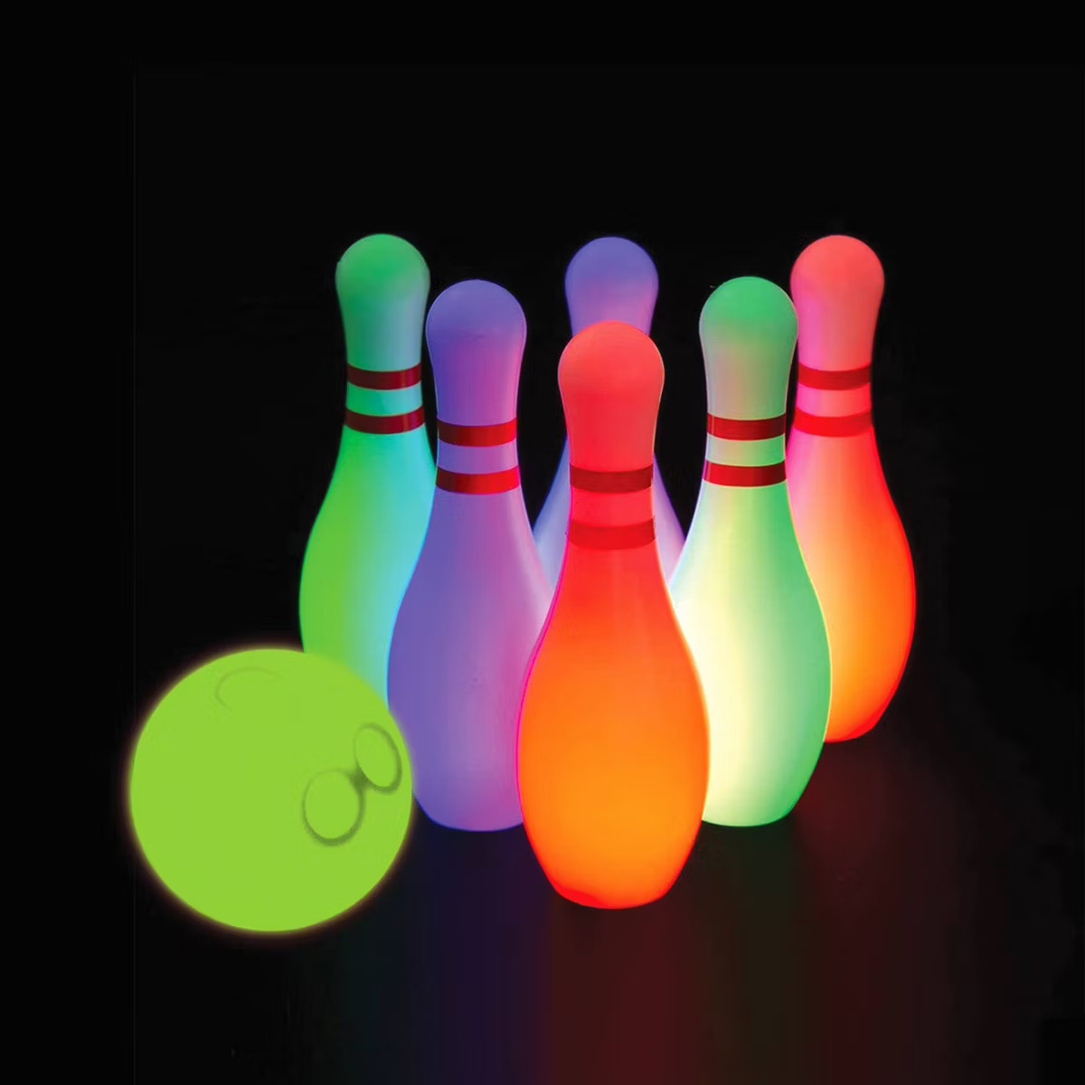 Glow Games LED Glow Lawn Bowling Set - 7pc | Target