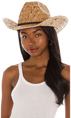 Brixton Houston Straw Cowboy Hat in Natural from Revolve.com | Revolve Clothing (Global)