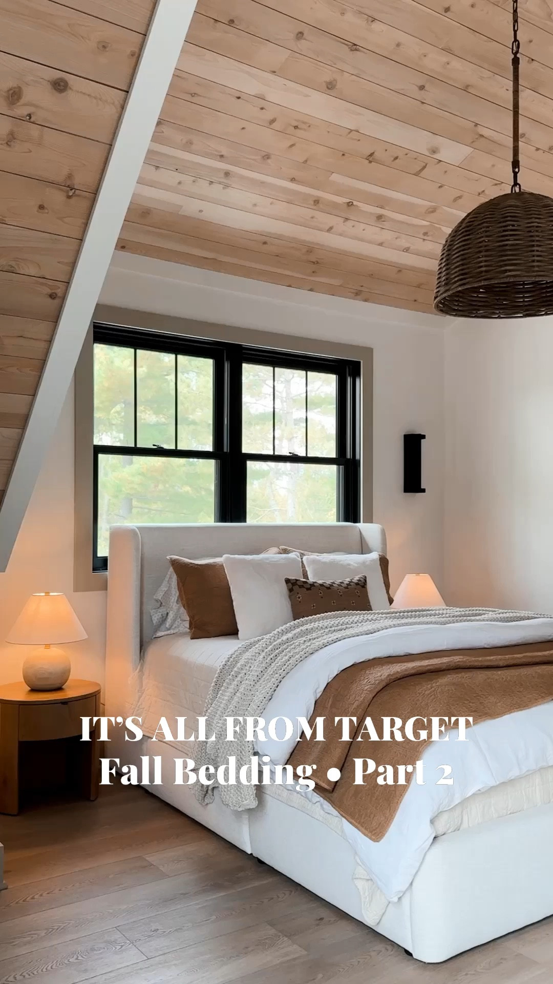 ITS ALL FROM TARGET! I did both sleeping areas of the guest house with bedding from Target cause I couldn’t decide what I wanted for just one of the beds. I’m all about the layers and with a Target bedding I can have them all without breaking the bank! 

#LTKVideo #LTKFindsUnder100 #LTKStyleTip