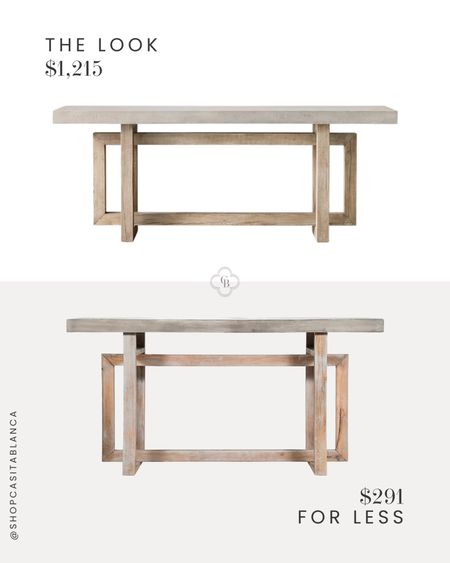 The look for less - Heston console table 

Amazon, Rug, Home, Console, Amazon Home, Amazon Find, Look for Less, Living Room, Bedroom, Dining, Kitchen, Modern, Restoration Hardware, Arhaus, Pottery Barn, Target, Style, Home Decor, Summer, Fall, New Arrivals, CB2, Anthropologie, Urban Outfitters, Inspo, Inspired, West Elm, Console, Coffee Table, Chair, Pendant, Light, Light fixture, Chandelier, Outdoor, Patio, Porch, Designer, Lookalike, Art, Rattan, Cane, Woven, Mirror, Luxury, Faux Plant, Tree, Frame, Nightstand, Throw, Shelving, Cabinet, End, Ottoman, Table, Moss, Bowl, Candle, Curtains, Drapes, Window, King, Queen, Dining Table, Barstools, Counter Stools, Charcuterie Board, Serving, Rustic, Bedding, Hosting, Vanity, Powder Bath, Lamp, Set, Bench, Ottoman, Faucet, Sofa, Sectional, Crate and Barrel, Neutral, Monochrome, Abstract, Print, Marble, Burl, Oak, Brass, Linen, Upholstered, Slipcover, Olive, Sale, Fluted, Velvet, Credenza, Sideboard, Buffet, Budget Friendly, Affordable, Texture, Vase, Boucle, Stool, Office, Canopy, Frame, Minimalist, MCM, Bedding, Duvet, Looks for Less

#LTKSeasonal #LTKFind #LTKhome