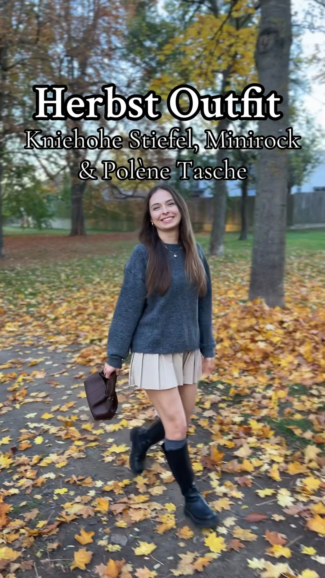 Herbst Outfit - kniehohe Stiefel, Minirock & Strickpullover 🧸🍂🫶🏼

#LTKautumn #LTKstyletip #LTKdeutschland