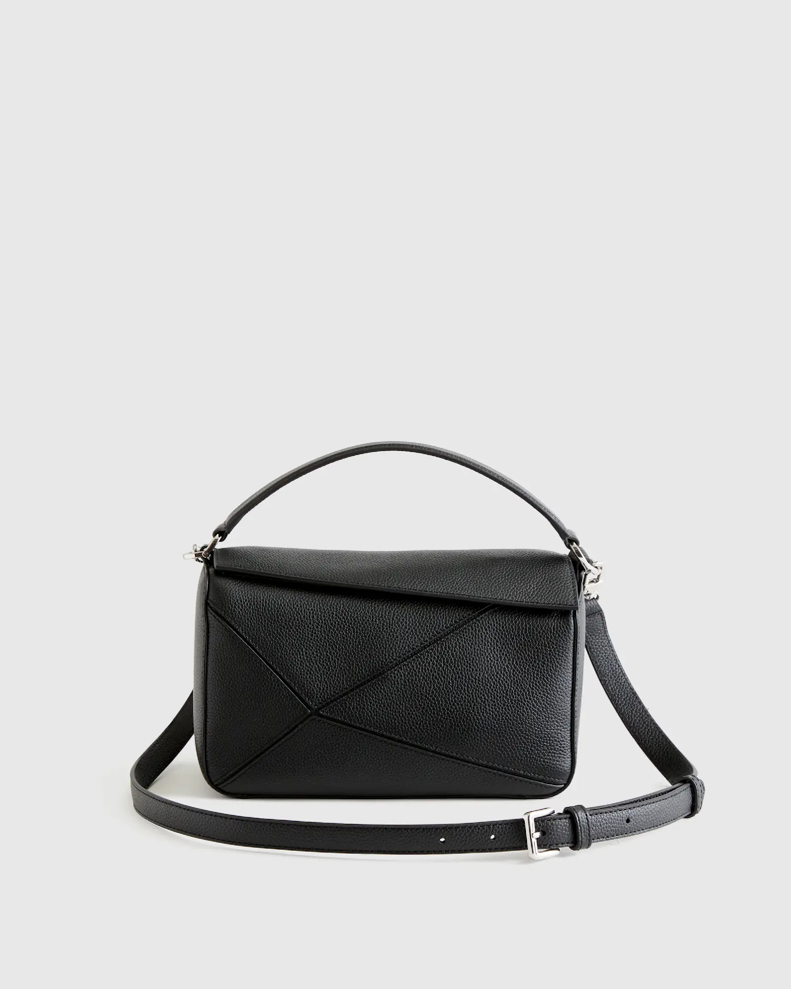 Italian Leather Patchwork Crossbody | Quince