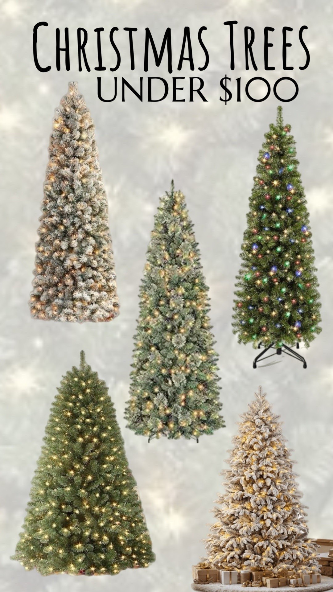 Christmas Trees under $100!