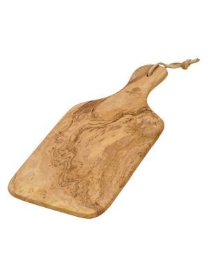 Olive Wood Cutting Board with Handle Large | The Bay
