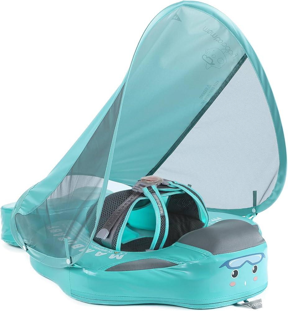 Mambobaby Float with Canopy, UPF 50+ Baby Swim Float | Amazon (US)