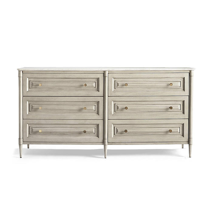 Hugo Marble Top 6-drawer Dresser | Frontgate | Frontgate